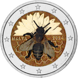 2 Euro Malta 2024 - Die maltesische Honigbiene -...