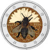 2 Euro Malta 2024 - Die maltesische Honigbiene - coloriert / mit Farbe
