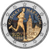 2 Euro Slowakei 2024 - Kosice-Marathon - coloriert / mit Farbe