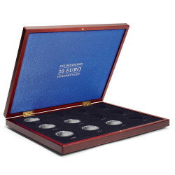 Volterra Uno - Münzkassette für 12 dt. 20 Euro Gedenkmünzen "Prägende Frauen", in Kapseln