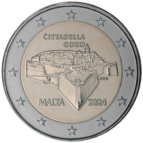 2 Euro Gedenkmünze Malta 2024 - Cittadella Gozo - lose