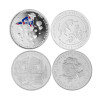 Jahressatz: 4 x 20 Euro Gedenkmünze Deutschland 2020 Silber bankfrisch - komplett!