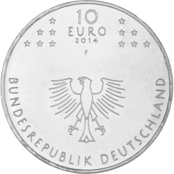 Jahressatz: 5 x 10 Euro Deutschland 2014 CuNi bfr. - Alle fünf Ausgaben!