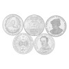 Jahressatz: 5 x 10 Euro Deutschland 2013 CuNi bfr. - Alle fünf Ausgaben!