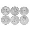 Jahressatz: 6 x 10 Euro Deutschland 2009 Silber bfr. - Alle sechs Ausgaben!