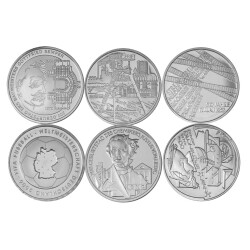 Jahressatz: 6 x 10 Euro Deutschland 2003 Silber bfr. -...