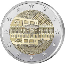 2 Euro Gedenkmünze Frankreich 2025 st - Louvre Museum - Blister La Venus de Milo
