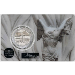 4 x 2 Euro Gedenkmünze Frankreich 2025 st - Louvre Museum - Alle Blister