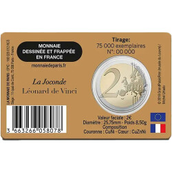 2 Euro Gedenkmünze Frankreich 2025 st - Louvre...