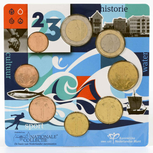 Offizieller KMS Niederlande 2023 - 1 cent - 2 Euro - bankfrisch im Blister