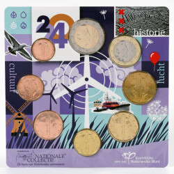Offizieller KMS Niederlande 2024 - 1 cent - 2 Euro -...