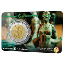 2 Euro Gedenkmünze Belgien 2025 st -...