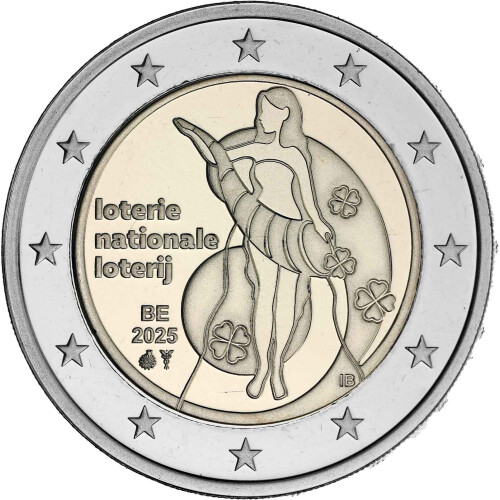 Wunderschone 2 Euro Munze Belgien Bild