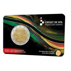 2 Euro Gedenkmünze Belgien 2025 st - Rennstrecke Spa...