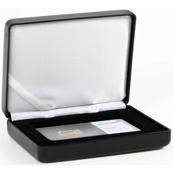Etui für geprägte Goldbarren in Blisterverpackung, Querformat
