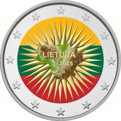 2 Euro Litauen 2025 - F&uuml;r die Verteidigung -...