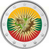 2 Euro Litauen 2025 - Für die Verteidigung - coloriert / mit Farbe