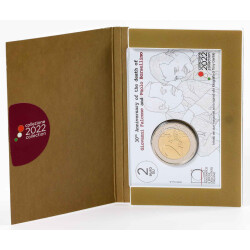 2 Euro Gedenkmünze Italien 2022 st - Richter Falcone & Borsellino - im Blister