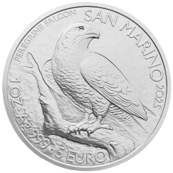 1 Unze Silber Wanderfalke San Marino 2025