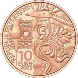 10 Euro Gedenkmünze Österreich 2025 Kupfer bfr...