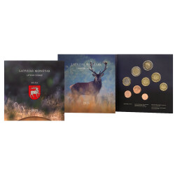 Offizieller KMS Lettland 2025 in Stempelglanz (st)