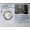 2 Euro Gedenkmünze Luxemburg 2025 st - 75. Jahrestag der Schuman Erklärung - colorierte CoinCard