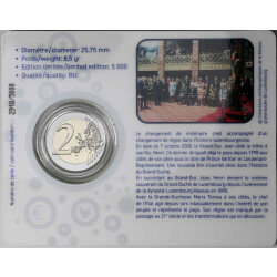 2 Euro Gedenkmünze Luxemburg 2025 st - 25. Jahrestag...