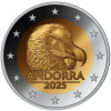 2 Euro Gedenkmünze Andorra 2025 st - Bartgeier