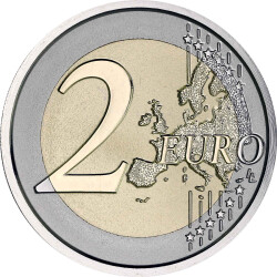 2 Euro Gedenkmünze San Marino 2025 PP - Michelangelo - Reverse Proof