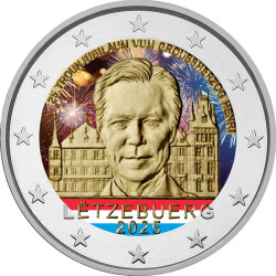 2 Euro Luxemburg 2025 - 25. Jahrestag der Thronbesteigung...