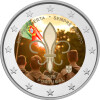 2 Euro Portugal 2025 - Weltpfadfindertag - coloriert / mit Farbe