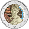 2 Euro San Marino 2025 - Michelangelo - coloriert / mit Farbe