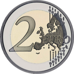 2 Euro Gedenkmünze Monaco 2025 PP - Grafschaft Les Baux