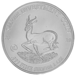 1 Unze Silber African Springbock 2010