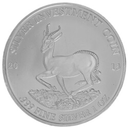 1 Unze Silber African Springbock 2013