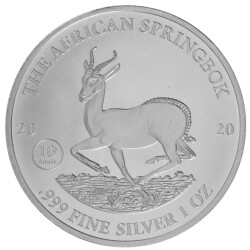 1 Unze Silber African Springbock 2020