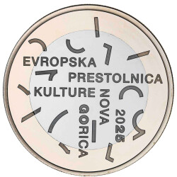 3 Euro Gedenkmünze Slowenien 2025 PP - Nova Gorica