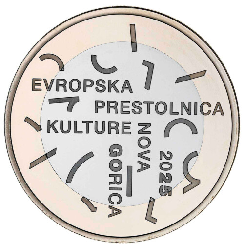 3 Euro Gedenkmünze Slowenien 2025 bfr. - Nova Gorica