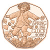 5 Euro Gedenkmünze Österreich 2026 Kupfer bfr. - Neujahr 2026 Spring ins Glück