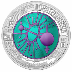 25 Euro Gedenkmünze Österreich 2026 Silber/Niob hgh - Quantenphysik