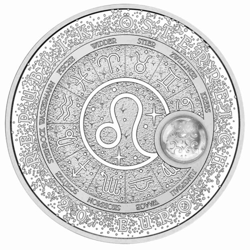 20 Euro Gedenkmünze Österreich 2026 Silber PP - Löwe