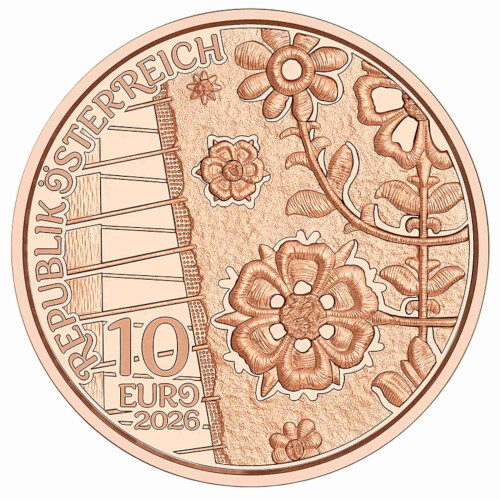 10 Euro Gedenkmünze Österreich 2026 Kupfer bfr - Loden