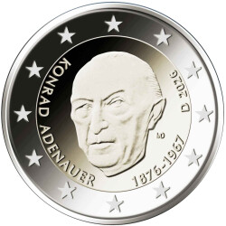2 Euro Gedenkmünze Deutschland 2026 bfr. - Konrad...