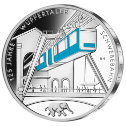 35 Euro Deutschland 2026 Silber bfr. - Wuppertaler Schwebebahn