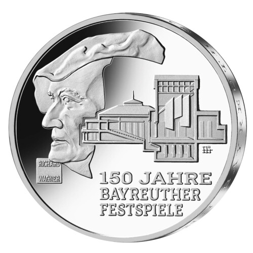 35 Euro Deutschland 2026 Silber bfr. - Richard Wagner-Festspiele