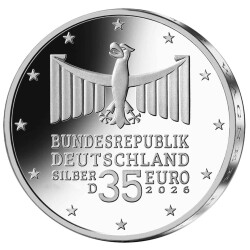 35 Euro Deutschland 2026 Silber bfr. - Richard Wagner-Festspiele