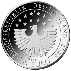 35 Euro Deutschland 2026 Silber bfr. - Friedensnobelpreis für Stresemann und Briand