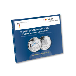 35 Euro Deutschland 2026 Silber PP - Wuppertaler Schwebebahn