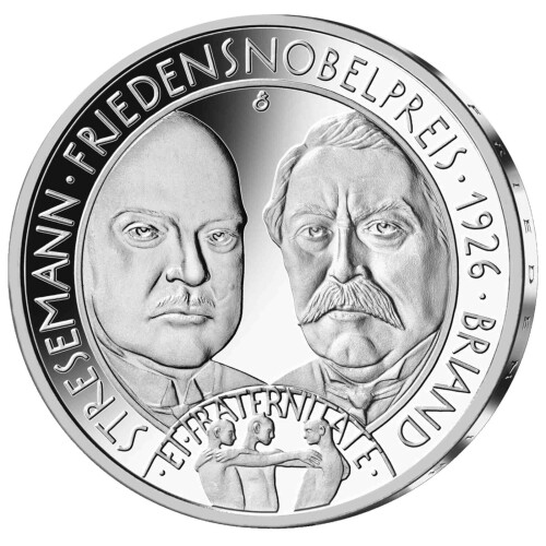35 Euro Deutschland 2026 Silber PP - Friedensnobelpreis für Stresemann und Briand