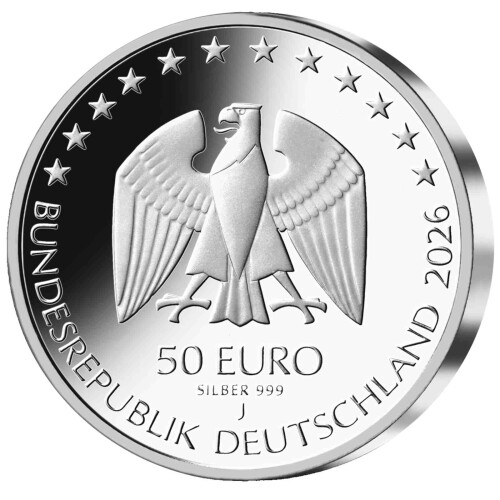 50 Euro Deutschland 2026 Silber bfr. - Weihnachten - Stille Nacht